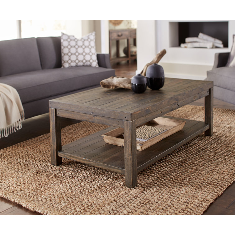 Wood living room table sets discount